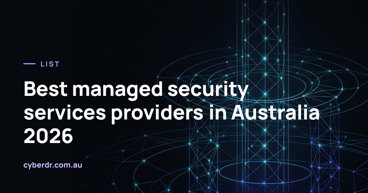 Best managed security services providers in Australia 2026