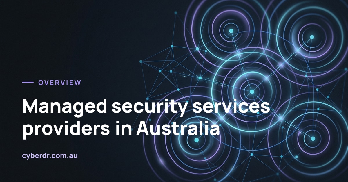 Managed security services providers in Australia
